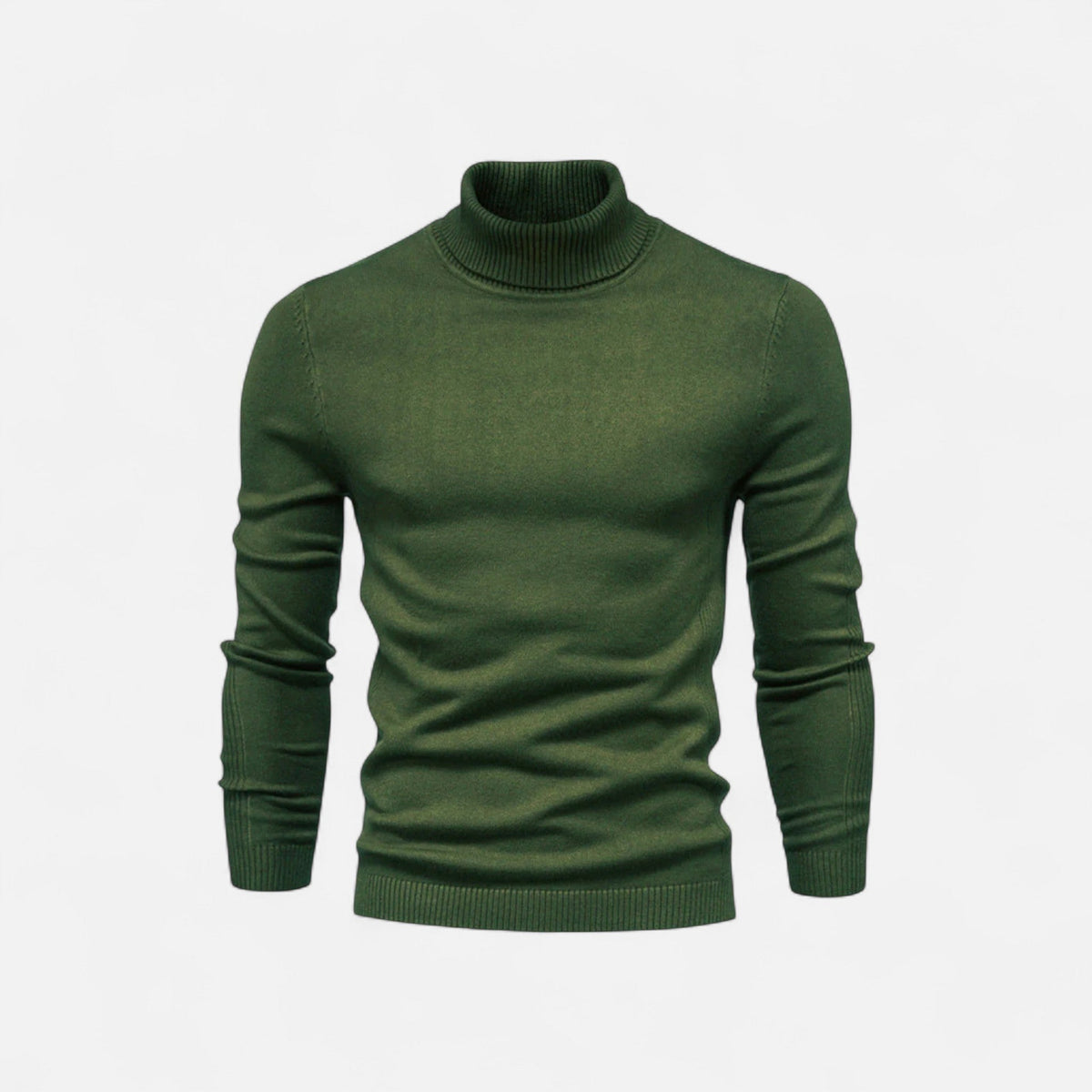 Diego | Suéter de Cuello Alto de Algodón para Hombre con Estilo Atemporal 11