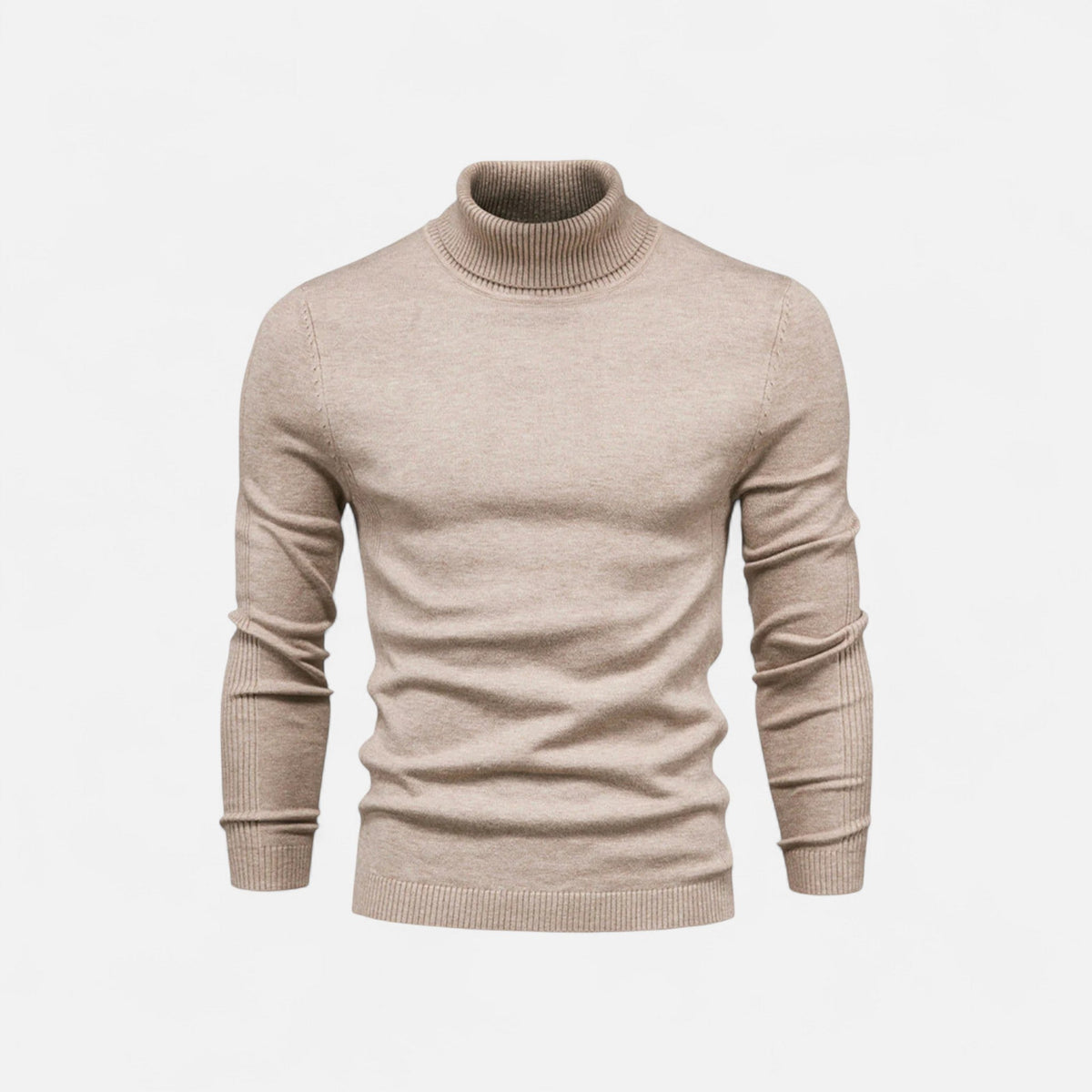 Diego | Suéter de Cuello Alto de Algodón para Hombre con Estilo Atemporal 3