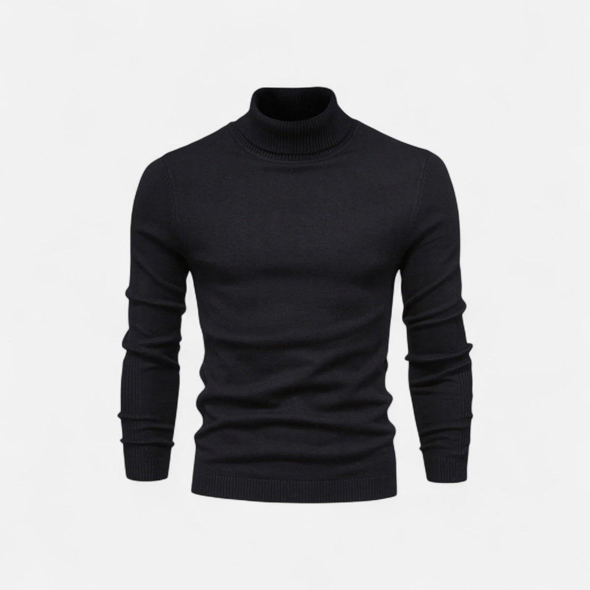Diego | Suéter de Cuello Alto de Algodón para Hombre con Estilo Atemporal 4