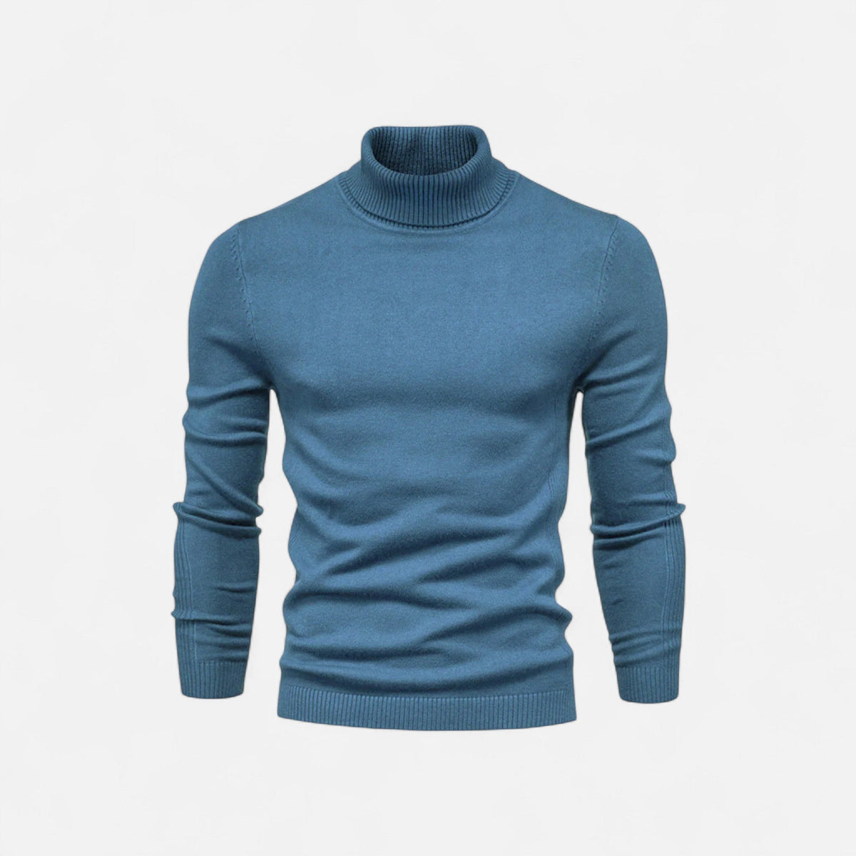 Diego | Suéter de Cuello Alto de Algodón para Hombre con Estilo Atemporal 5