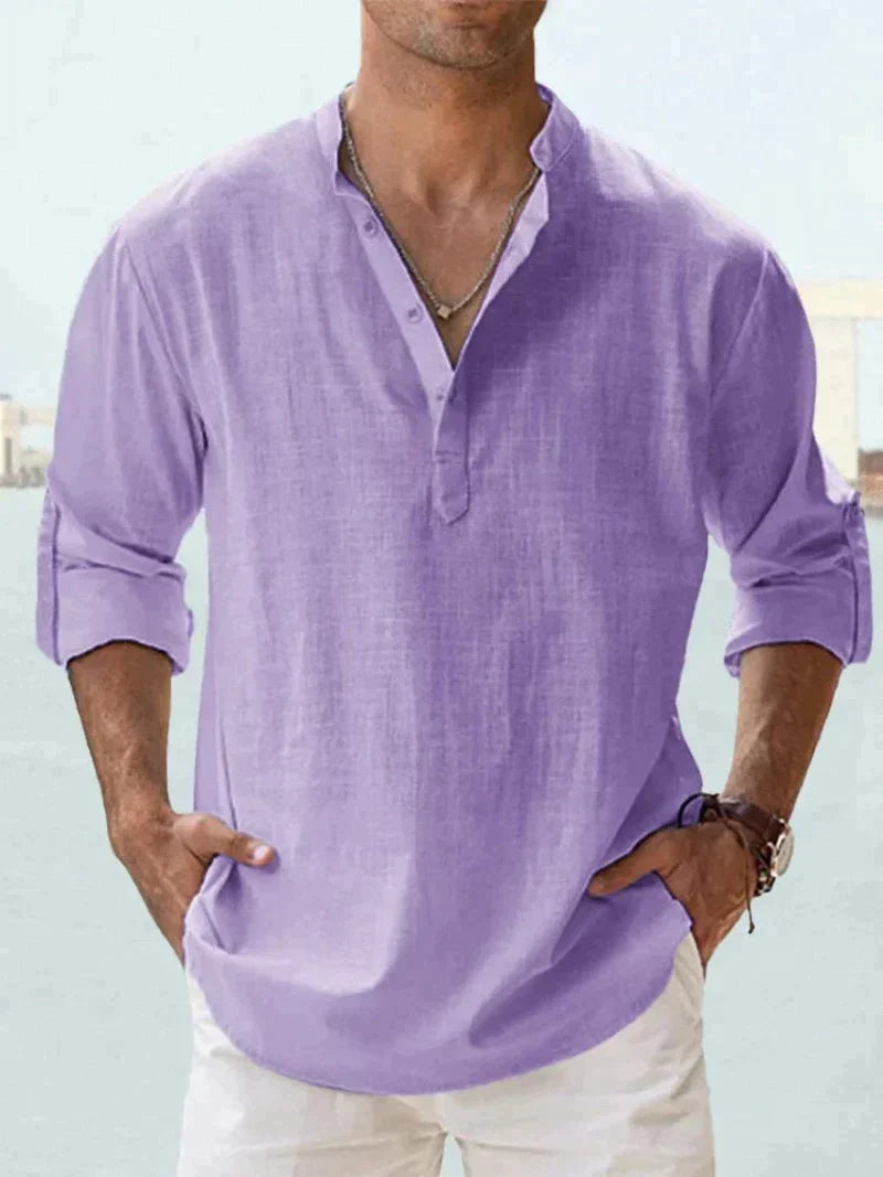 GABRIEL – Camisa de lino elegante y confortable para hombre