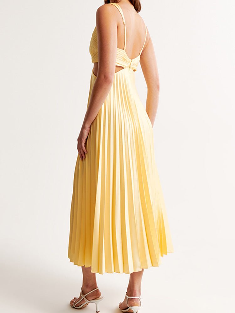 Isabella | Vestido Largo Plisado Elegante para Madre de la Novia 3