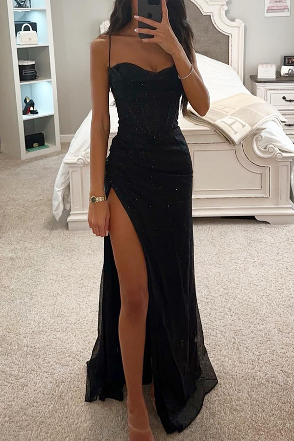 Isabella | Vestido de Noche Elegante con Abertura Alta para Mujer 1