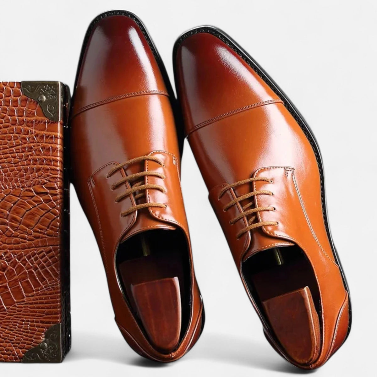 Javier | Zapatos Oxford Clásicos de Cuero para Hombre 0