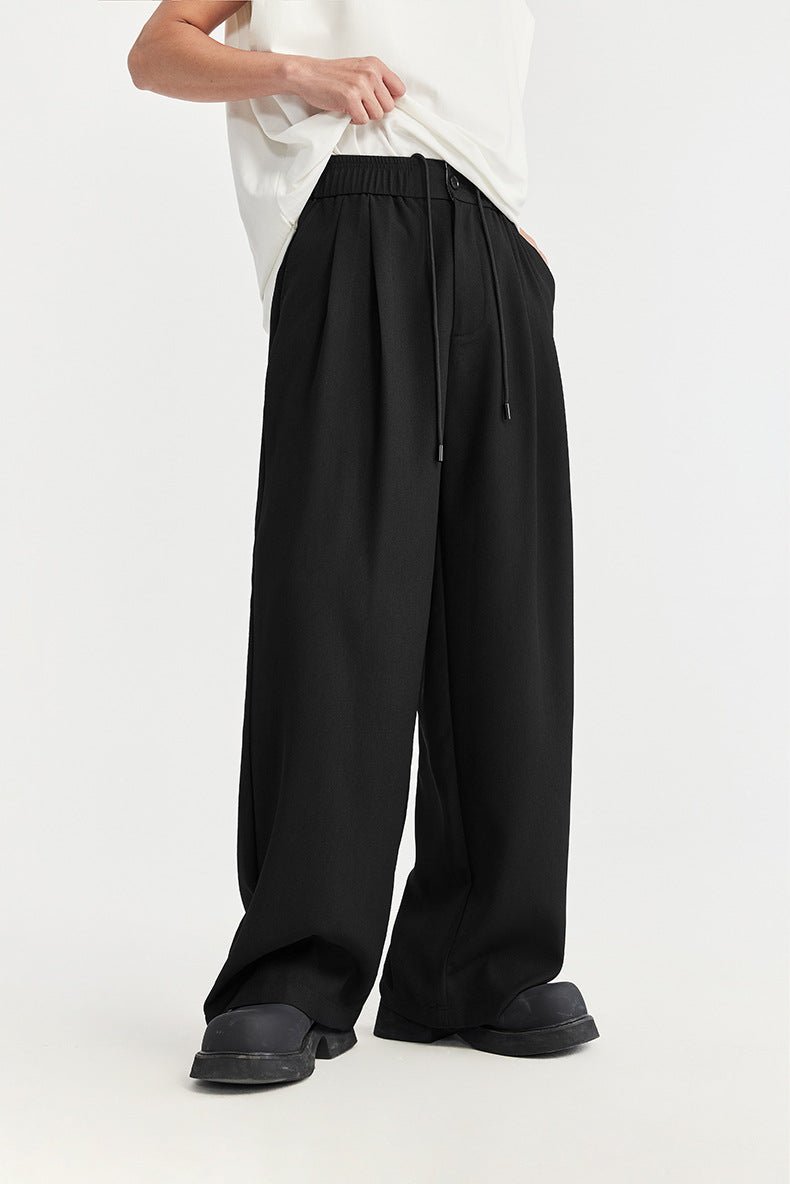 Santiago | Pantalones de Lino de Pierna Ancha con Cordón para Hombre 1
