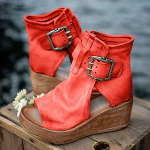 Sofia | Elegantes Sandalias Plataforma Rosa para Mujer 1