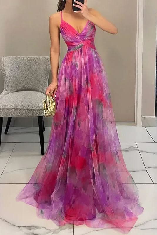 Valentina | Vestido de Cóctel Floral Sin Mangas para Mujer 4