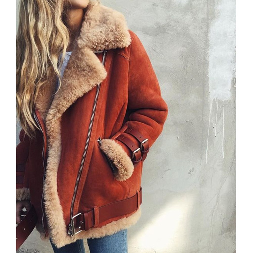 Chaqueta gruesa de invierno para mujer en tallas grandes, vista frontal