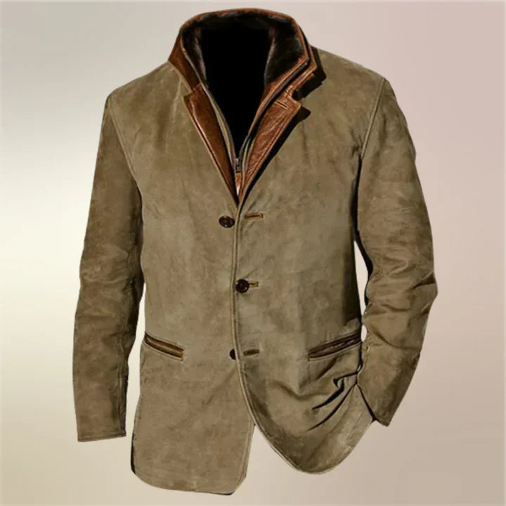 Chaqueta vintage Dalton para hombre en tonos de otoño