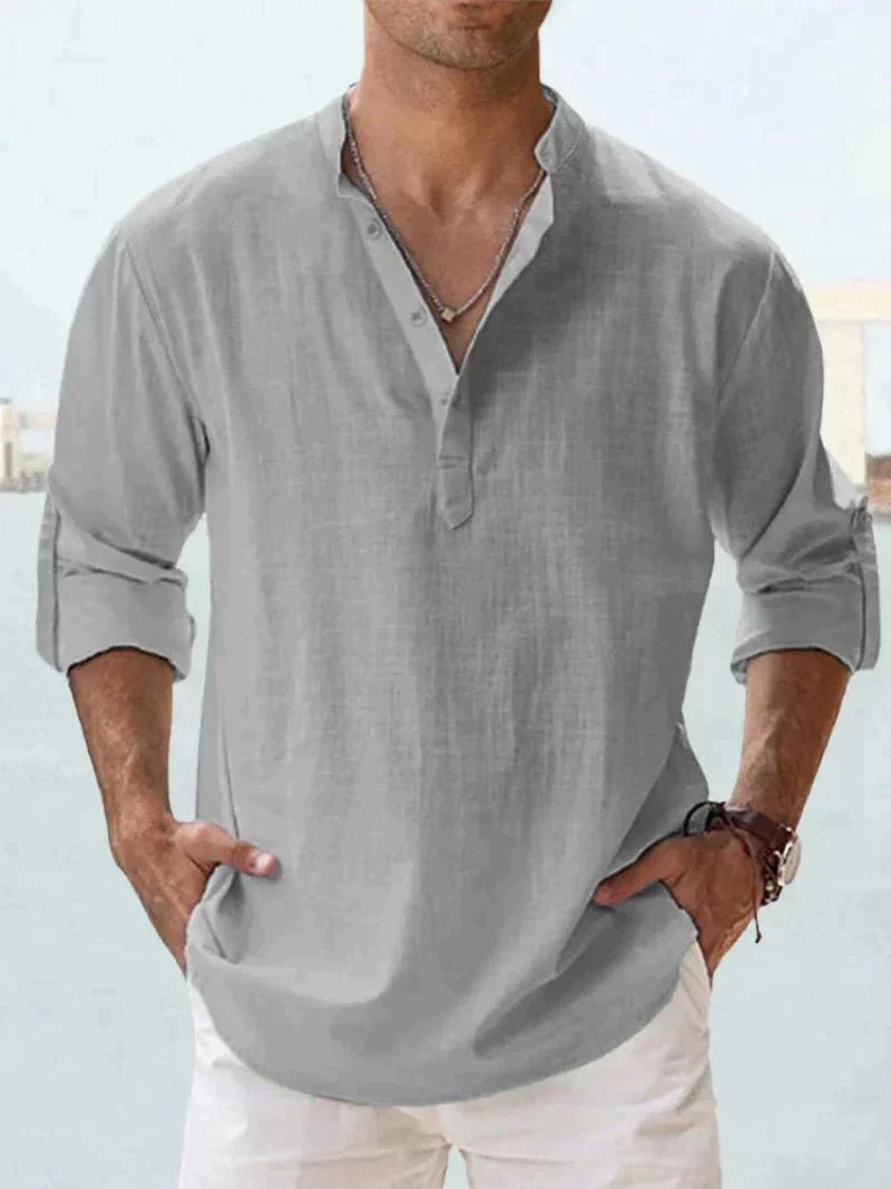 GABRIEL – Camisa de lino elegante y confortable para hombre