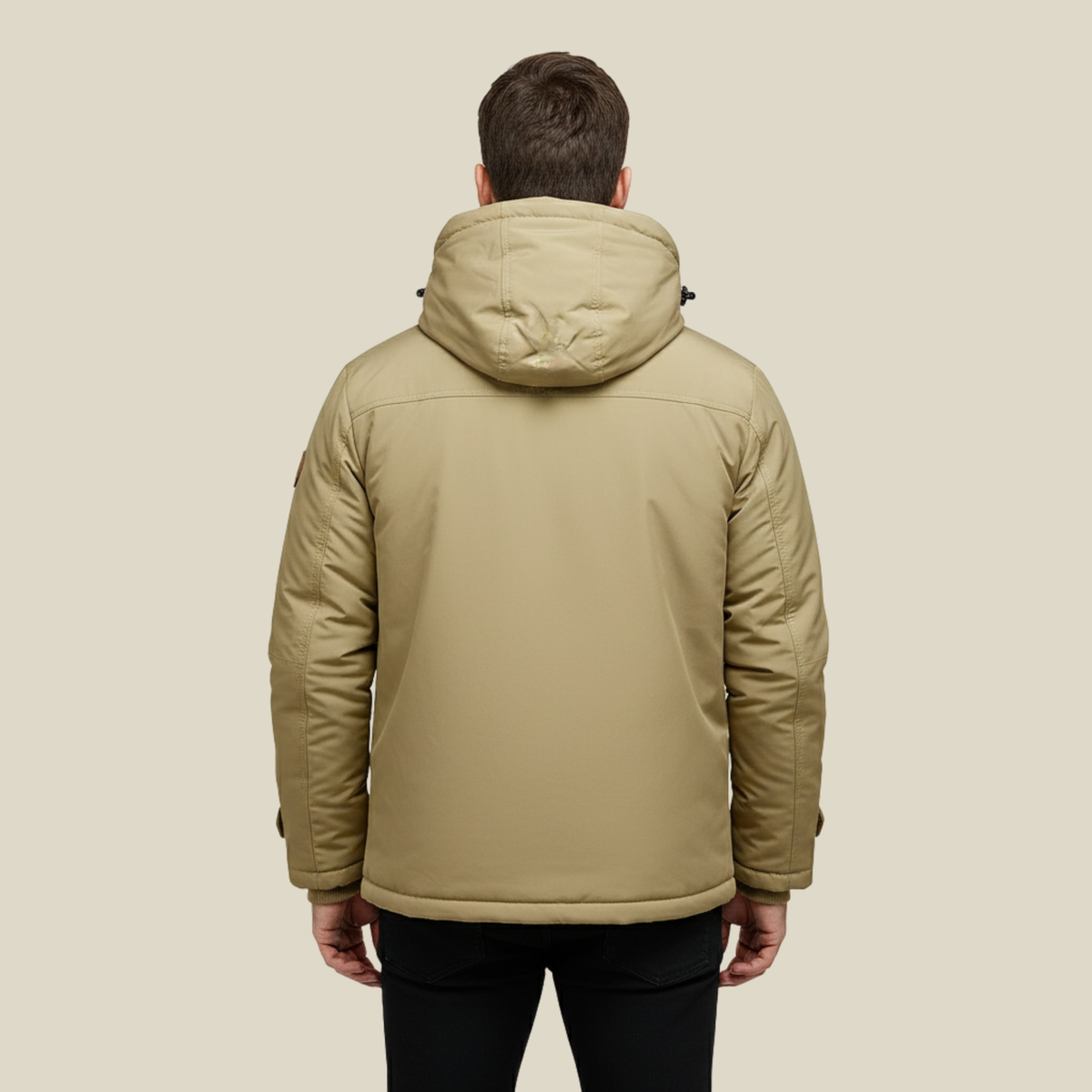 Vista trasera de la chaqueta acolchada GRIMSVYK para hombre