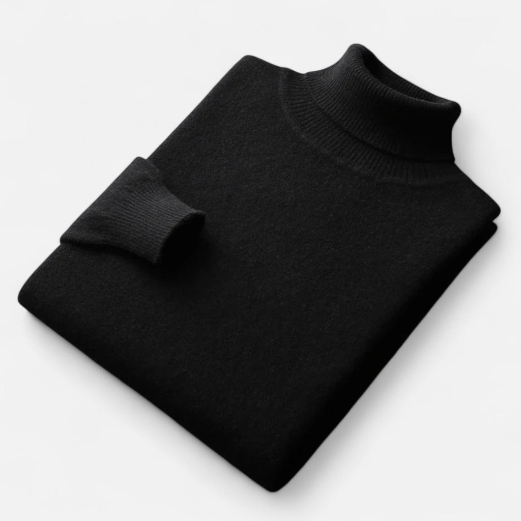 Javier | Jersey Cuello Alto de Lana para Hombre Clásico y Elegante - Noa Lagos