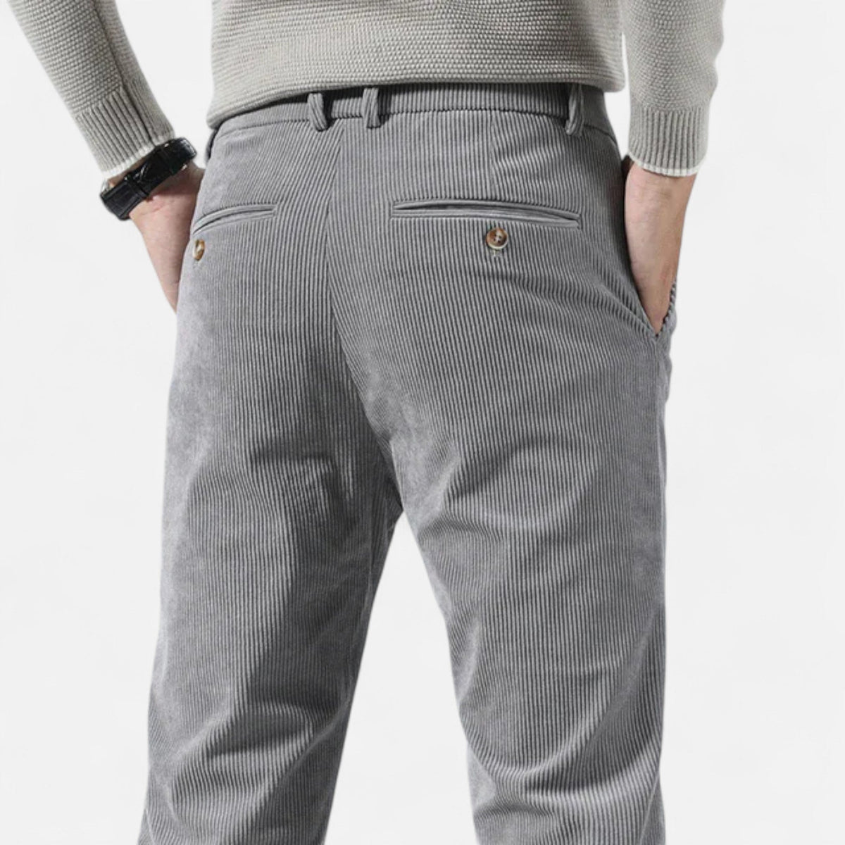 Javier | Pantalones de Pana Clásicos para Hombre con Estilo Versátil - Noa Lagos