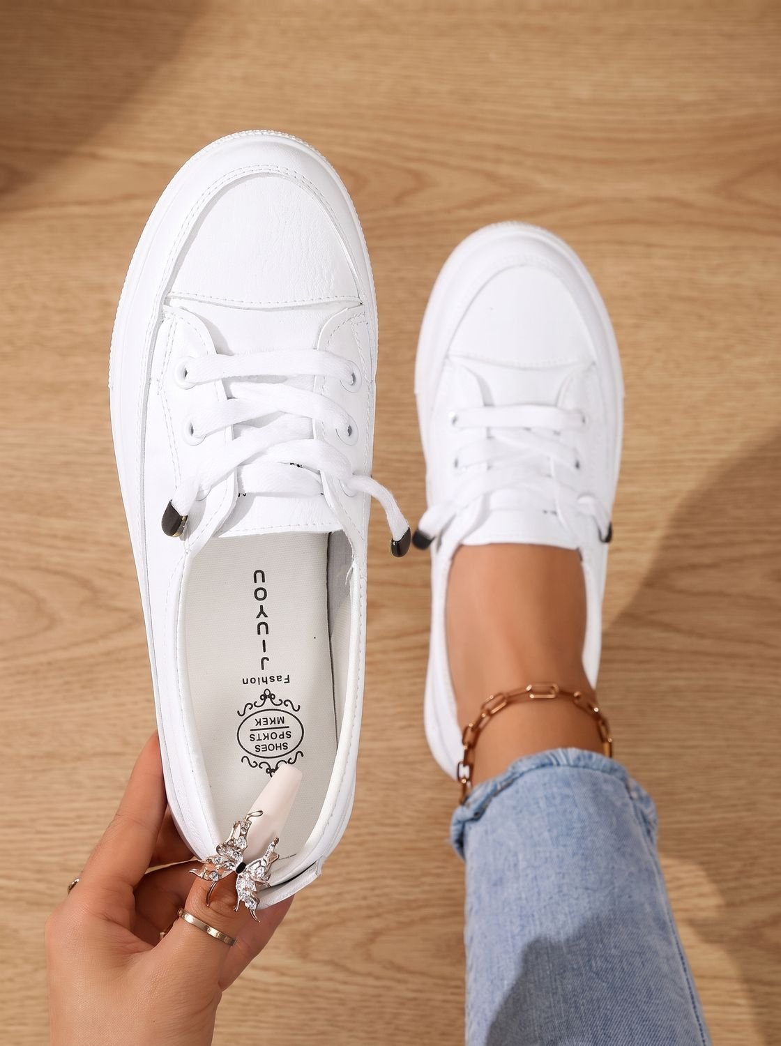 Suela con amortiguación de las zapatillas bajas Lyra para mujer