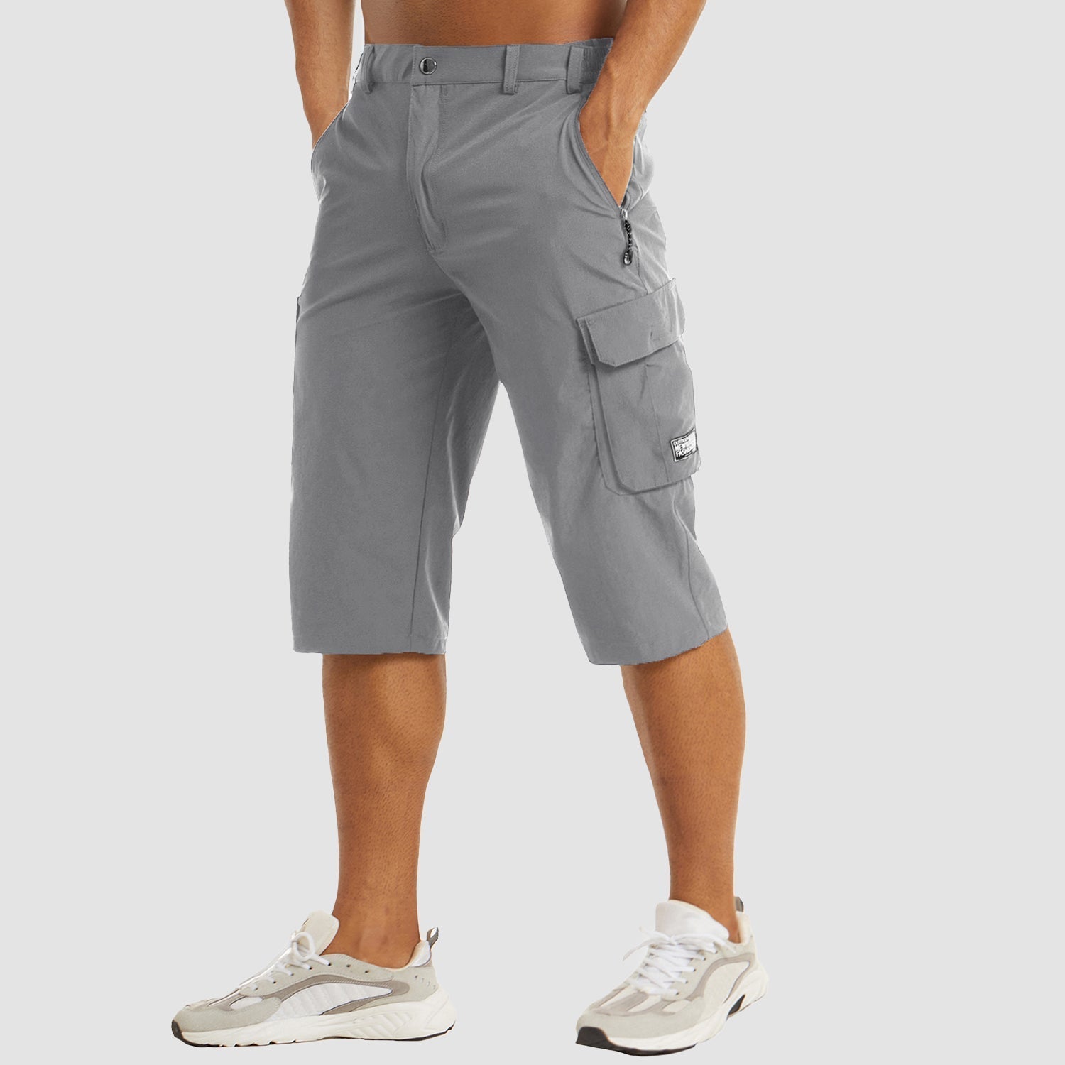 DANIEL – Bermudas cargo casuales hasta la rodilla para hombre